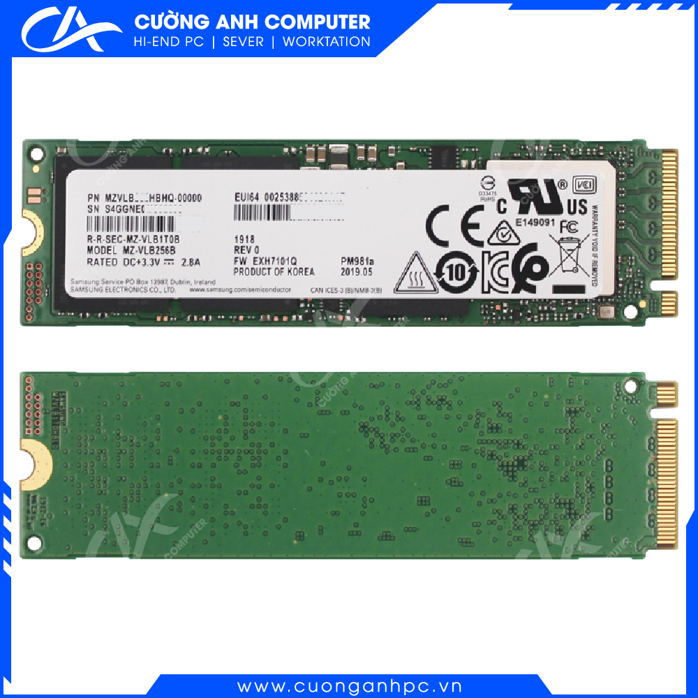 Ổ Cứng SSD M2 PCIe 1TB Samsung PM981A NVMe 2280