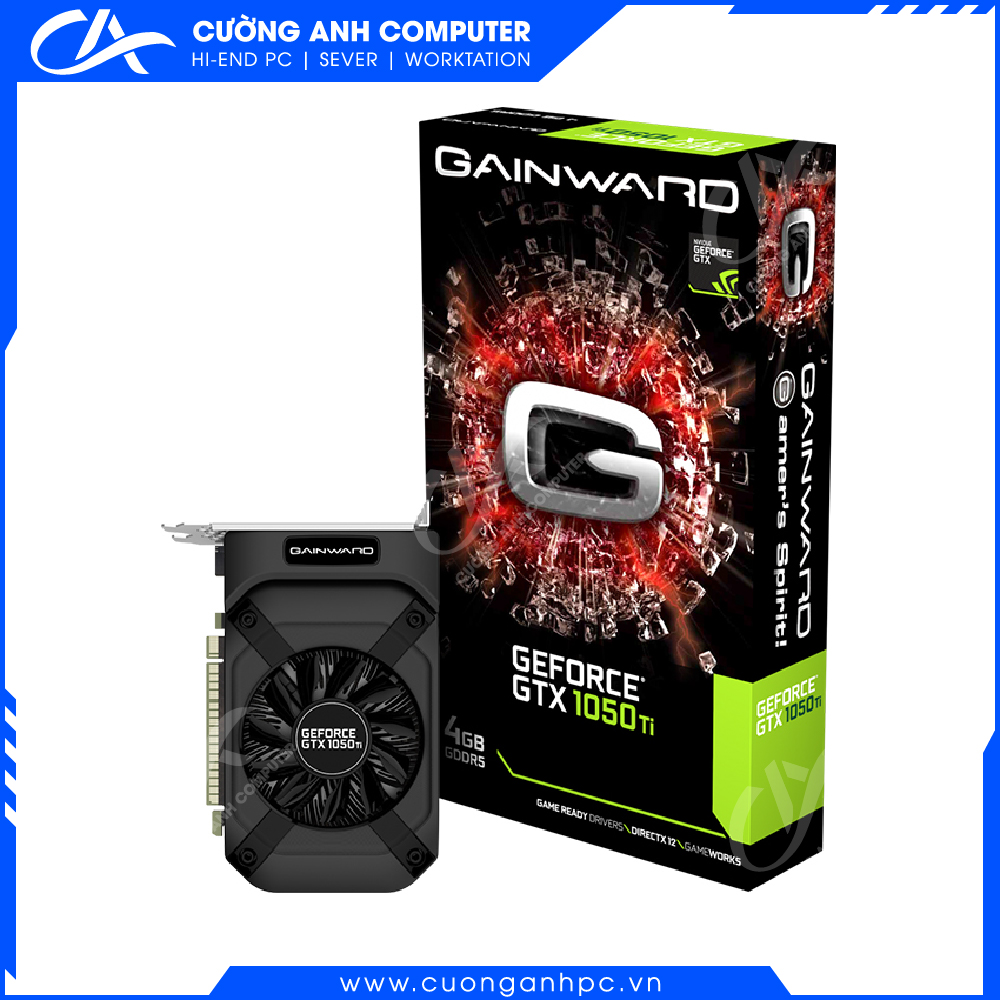VGA GAINWARD GTX 1050Ti 4GB (4GB GDDR5, 128-bit, DVI+HDMI+DP)