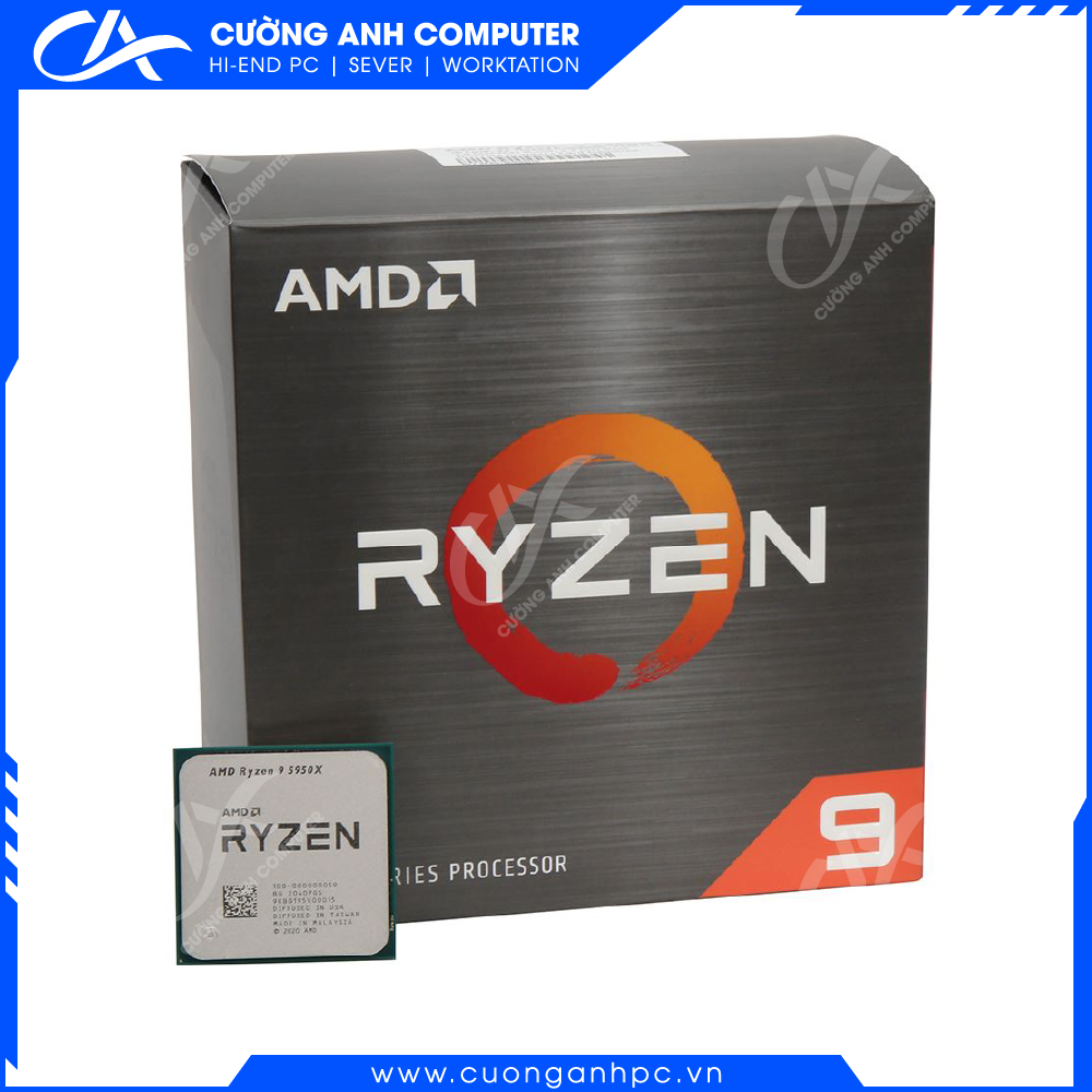 CPU AMD Ryzen 9 5950X 3.4GHz-4.9GHz (16 nhân, 32 luồng)