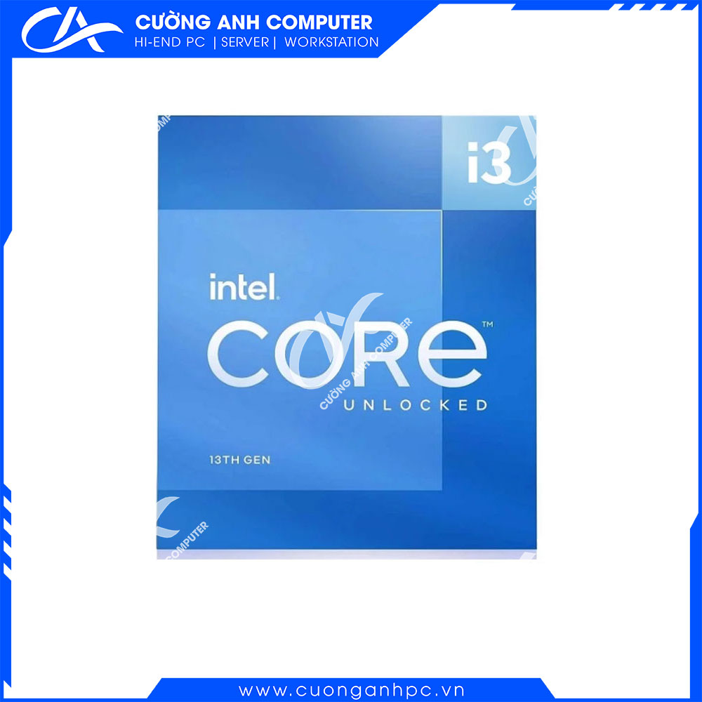 CPU Intel Core i3-13100F (3.42GHz Turbo Upto 4.5GHz, 4 Nhân 8 Luồng, Cache 12MB, Socket LGA 1700)