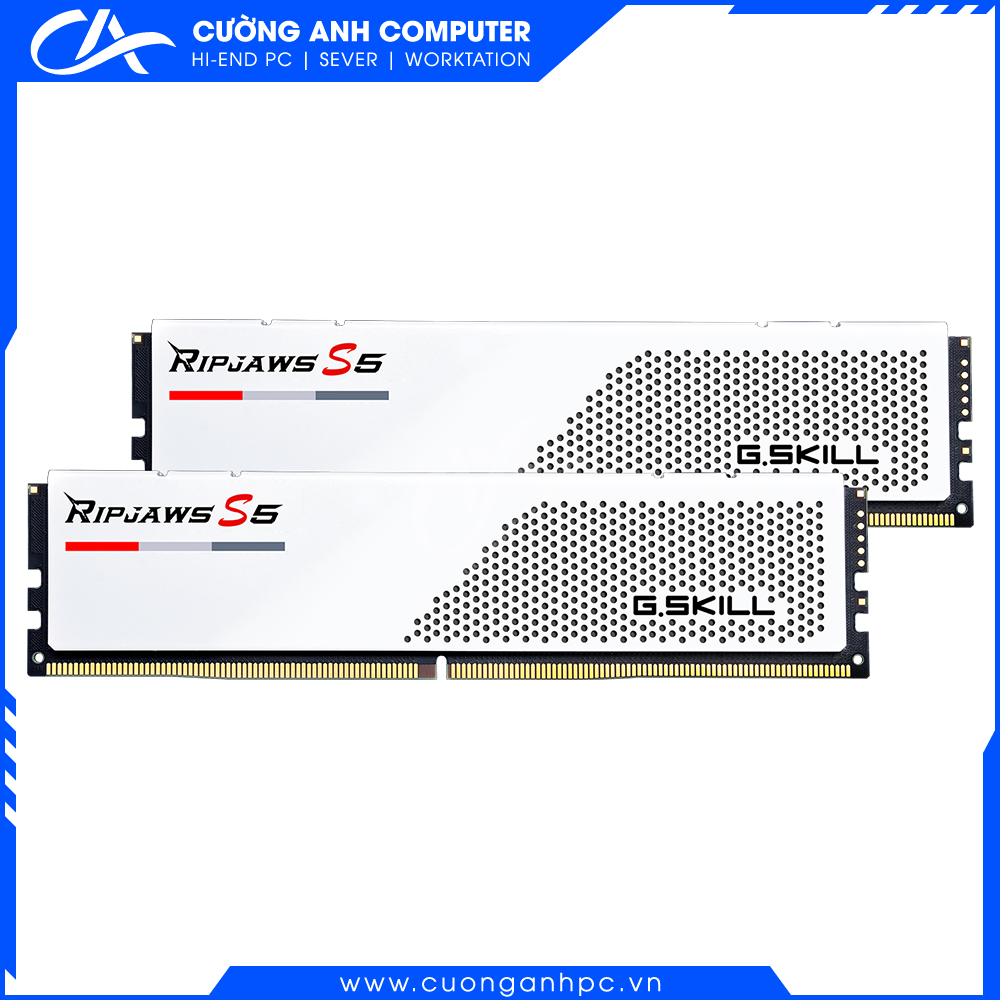 Ram Desktop Gskill Ripjaws S5 (F5-5600U3636C16GX2-RS5W) 32G (2x16B) DDR5 5600Mhz