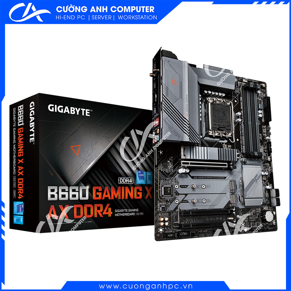 Mainboard Gigabyte B660 GAMING X AX DDR4 (Intel B660, LGA 1700, m-ATX, 4 khe Ram DDR4)