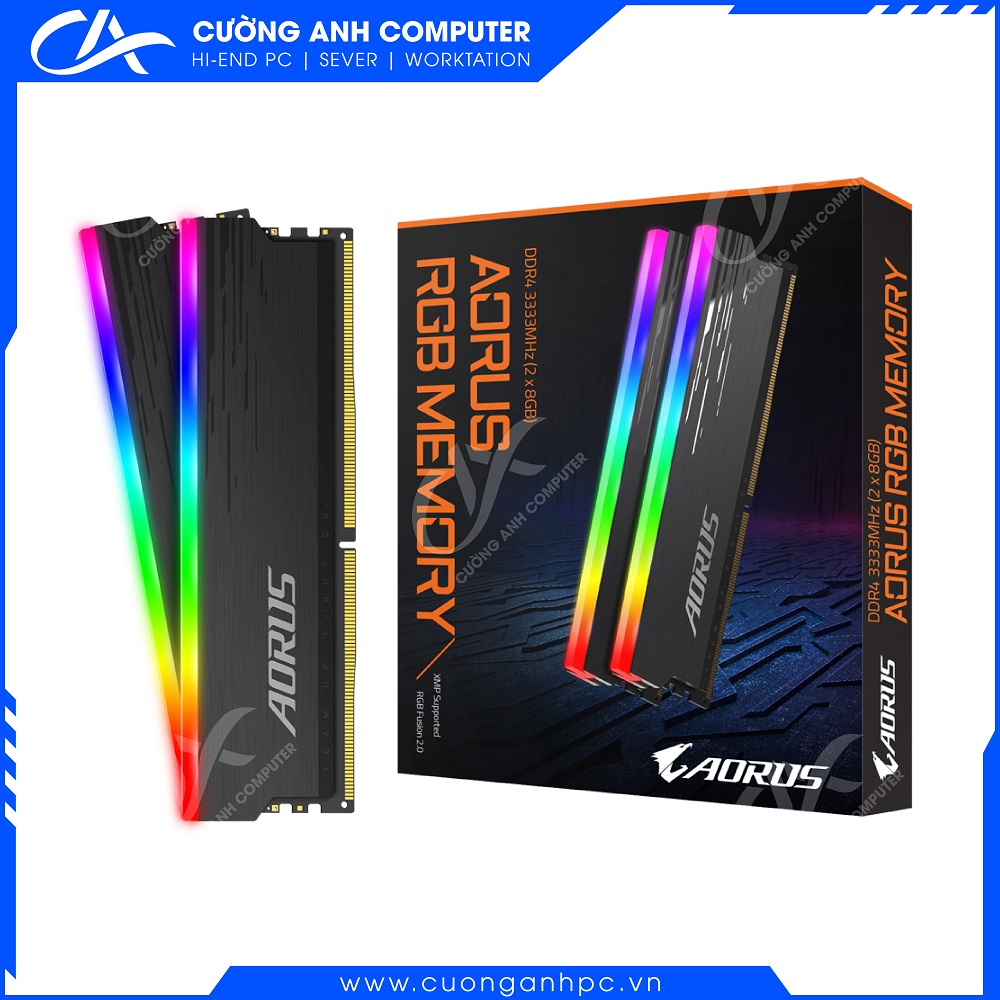  RAM GIGABYTE AORUS RGB DDR4 16GB (2x8GB) 3333MHz 