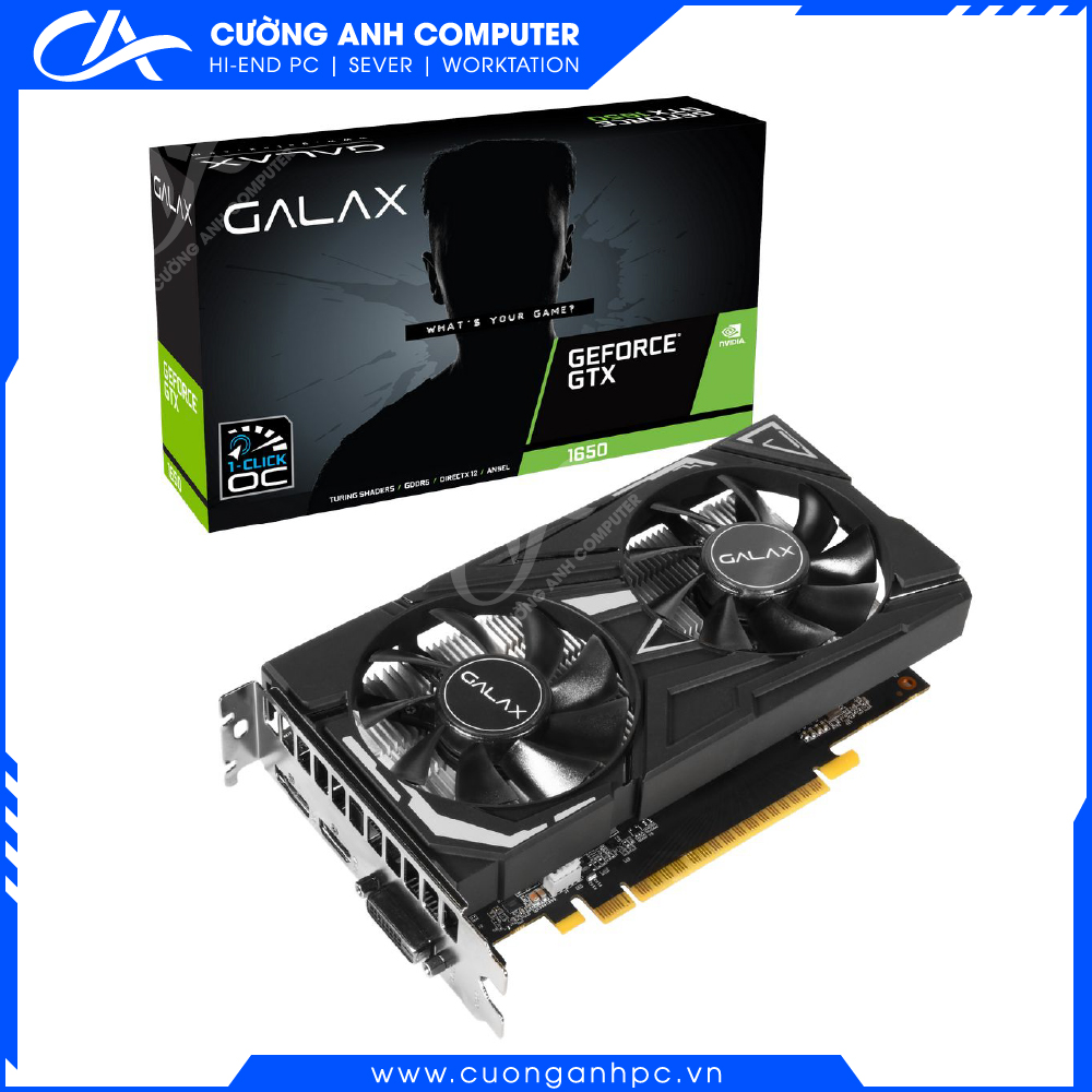 VGA GALAX GeForce GTX 1650 Super EX (1-Click OC) 4GB GDDR6