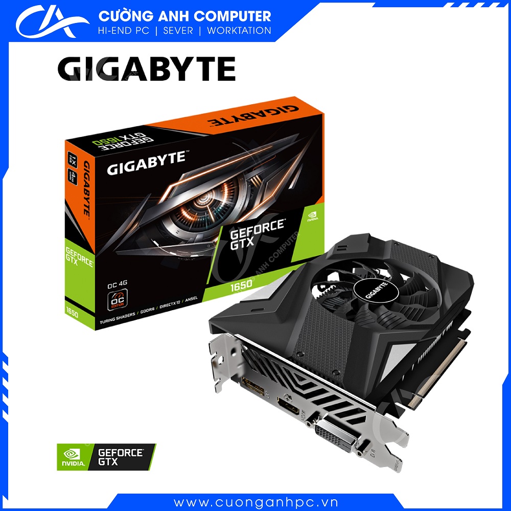 VGA Gigabyte GeForce GTX 1650 D6 OC (GV-N1656OC-4GD)