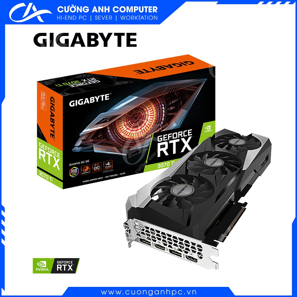 VGA Gigabyte GeForce RTX 3070 Ti GAMING OC 8G (GV-N307TGAMING OC-8GD)