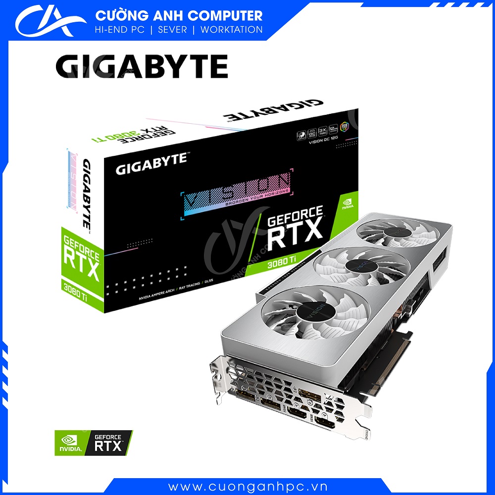 VGA GIGABYTE GeForce RTX 3080 Ti VISION OC 12G (GV-N308TVISION OC-12GD)